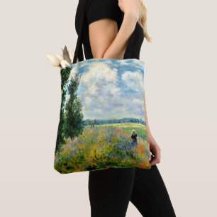 Bolsa Tote Monet - Poppy Field, Argenteuil,