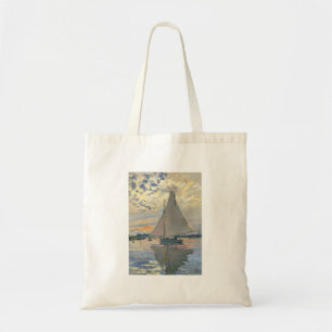 Bolsa Tote Monet Sailboat French Impressionism Classic Art