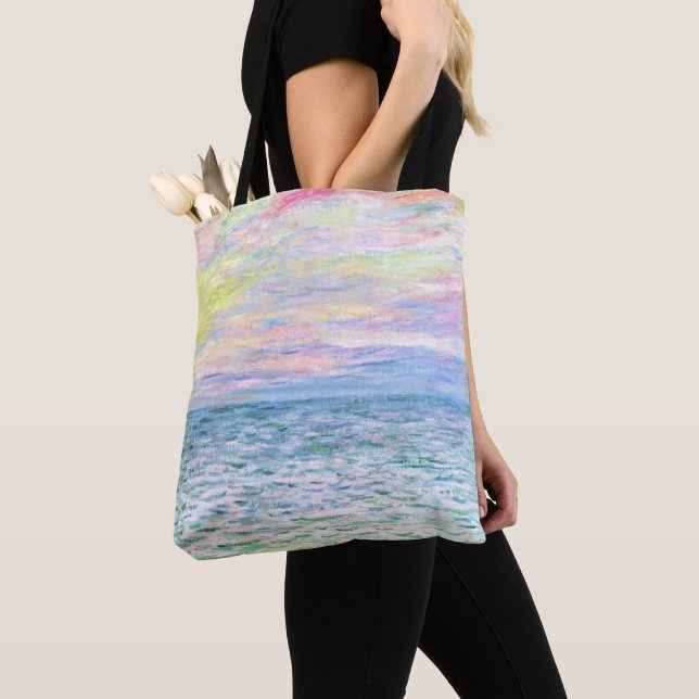Bolsa Tote Monet - Sunset em Pourville, belas artes (Close Up)