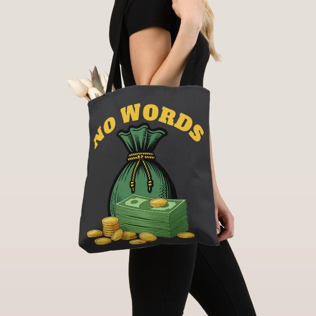 Bolsa Tote money heist - money icon- no words (Close Up)