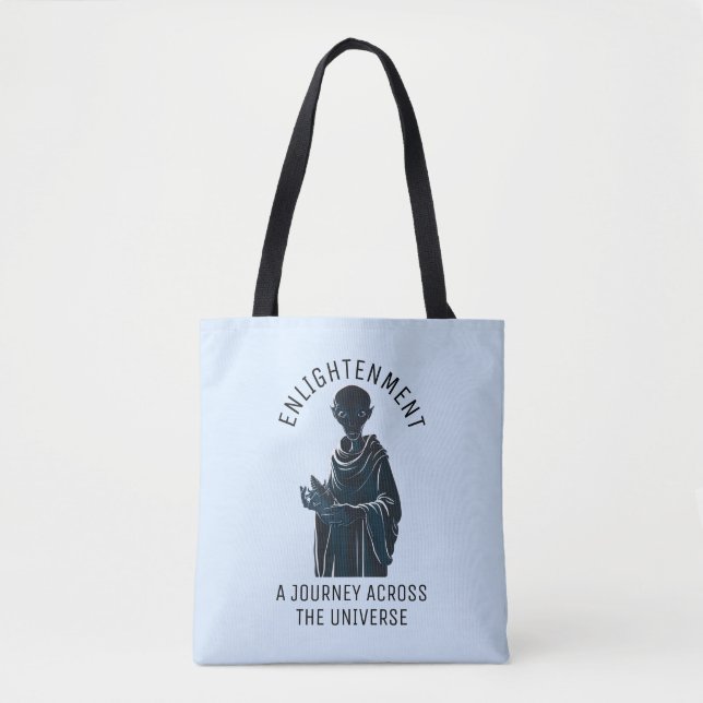 Bolsa Tote Monge da Alienígena espiritual (Frente)