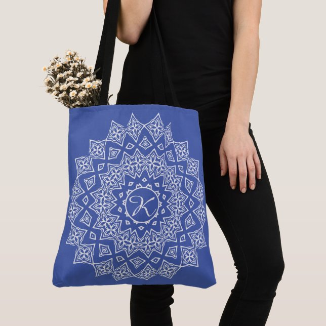 Bolsa Tote Mongrammed Mandala (Close Up)