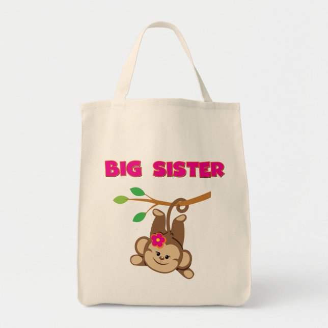 Bolsa Tote Monkey Big Sister (Frente)