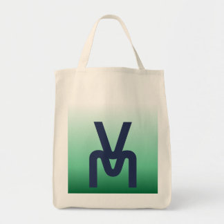 Bolsa Tote Monogram Green Gradient