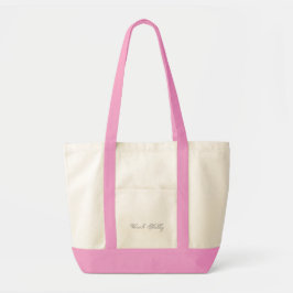 Bolsa Tote Monograma 3d de Letra Mínima