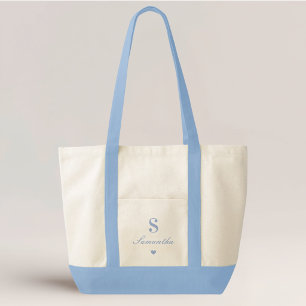 Bolsa Tote Monograma Clássico Noiva Coração