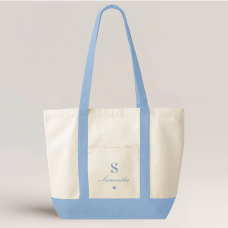 Bolsa Tote Monograma Clássico Noiva Coração