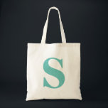 Bolsa Tote Monograma conhecido personalizado<br><div class="desc">Esta sacola bonito personalizada do vintage do monograma conhecido é a melhor ideia do presente para a noiva e as damas de honra em casamentos.</div>
