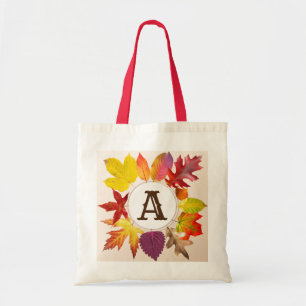 Bolsa Tote Monograma das folhas de outono