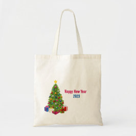 Bolsa Tote Monograma de árvore de Natal - Tote Bag