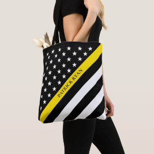 Bolsa Tote Monograma de Bandeira Americana de Expedidor de Li