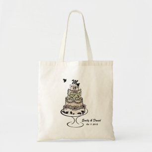 Bolsa Tote Monograma de Bolo Casado