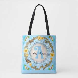 Bolsa Tote Monograma de Margarida Amarela