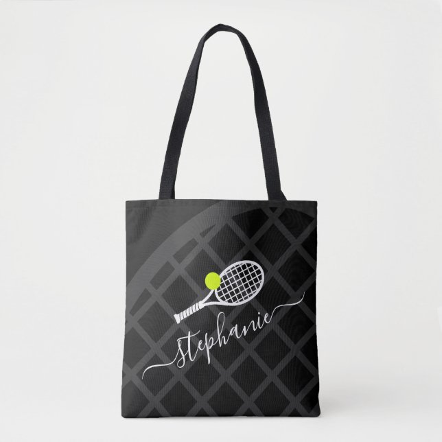 Bolsa Tote Monograma de Racket tênis (Frente)