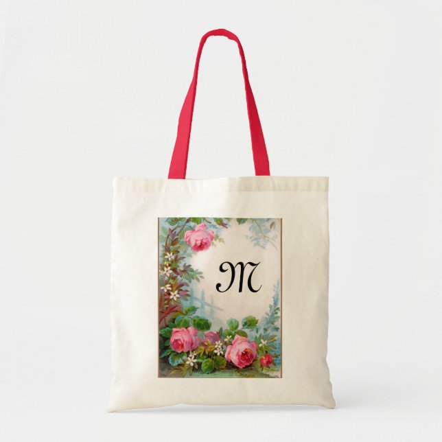 Bolsa Tote MONOGRAMA DE rosas E JASMINAS (Frente)