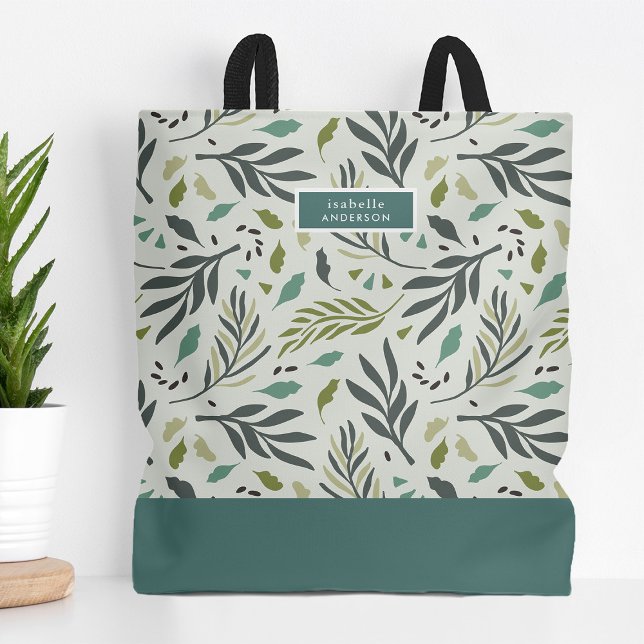Bolsa Tote Monograma do Jardim com Granja Branca (Criador carregado)