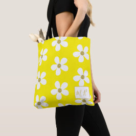 Bolsa Tote Monograma Dourado Simples de Margarida Branco Amar