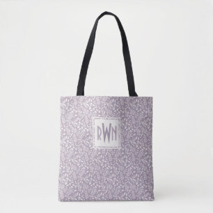 Bolsa Tote Monograma feito sob encomenda botânico do