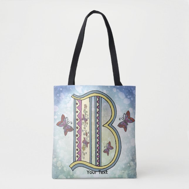 Bolsa Tote Monograma Floral B (Frente)