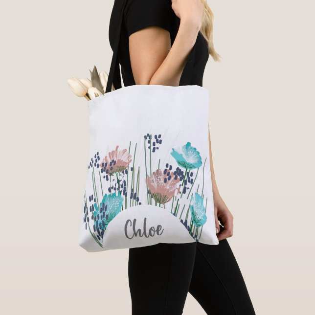 Bolsa Tote Monograma Floral Chloe (Close Up)