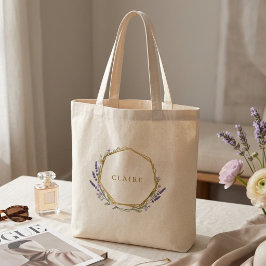 Bolsa Tote Monograma Floral de Margarida Fofa