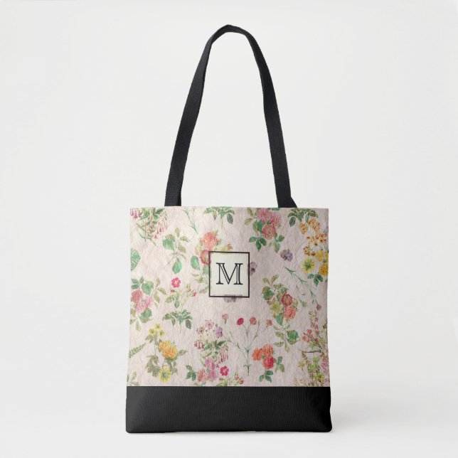 Bolsa Tote Monograma Floral do País (Frente)
