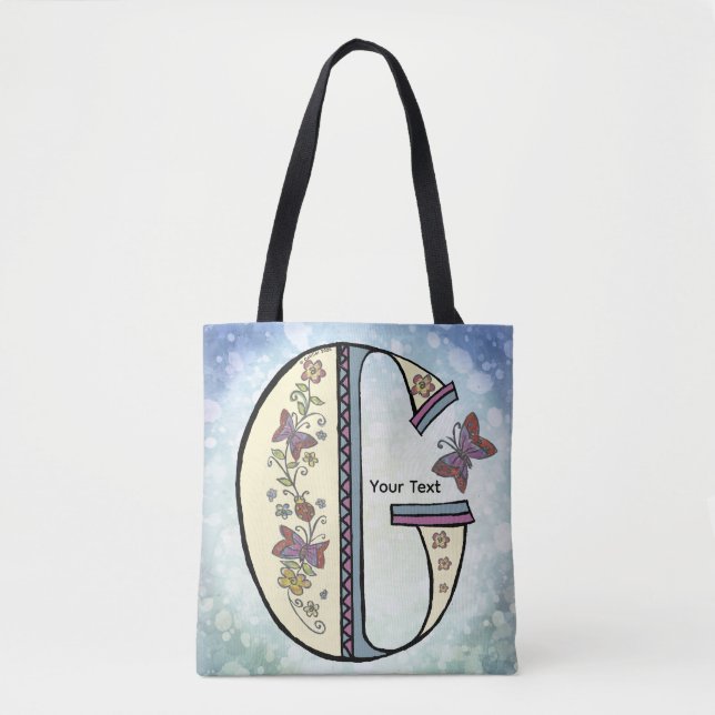Bolsa Tote Monograma Floral G (Frente)