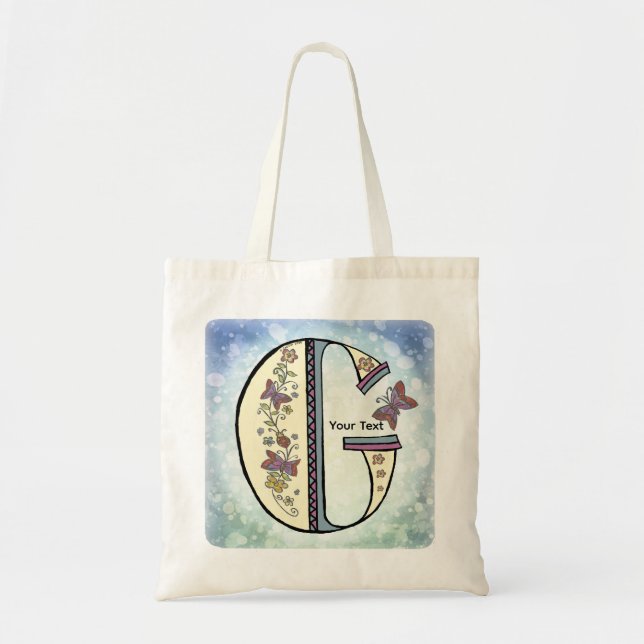 Bolsa Tote Monograma Floral G (Frente)