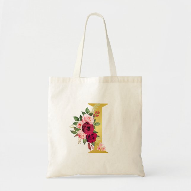 Bolsa Tote Monograma Floral I Tote Bag (Frente)