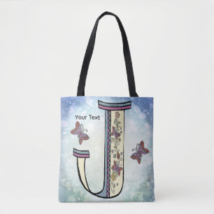 Bolsa Tote Monograma Floral J