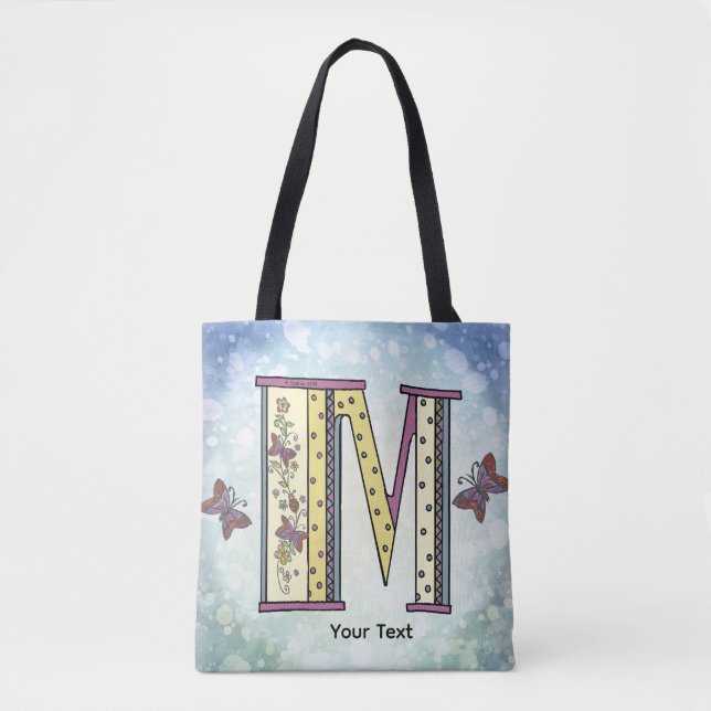 Bolsa Tote Monograma Floral M (Frente)