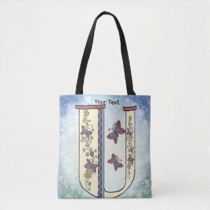 Bolsa Tote Monograma Floral U
