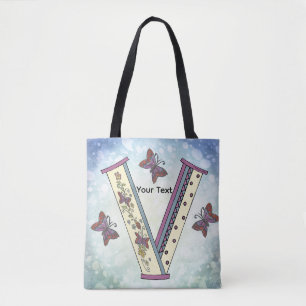 Bolsa Tote Monograma Floral V