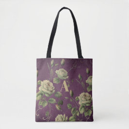 Bolsa Tote Monograma Floral Vintage 