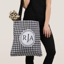 Monograma, Grande Xadrez Buffalo Preto e Branco 18