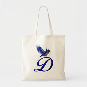 Bolsa Tote Monograma Inicial de Bluebird D
