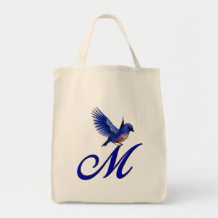 Bolsa Tote Monograma Inicial de Bluebird M
