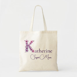 Bolsa Tote Monograma Inicial + Nome Super Mãe