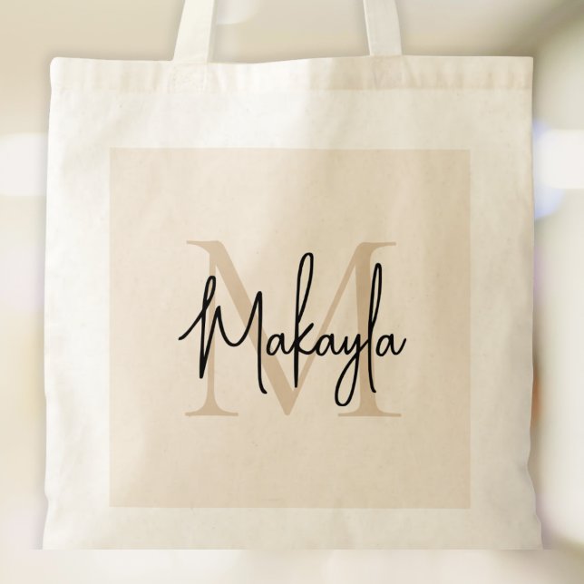 Bolsa Tote Monograma Moderno  (Criador carregado)