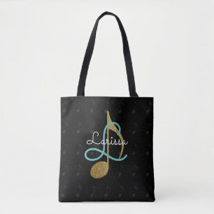 Bolsa Tote monograma musical