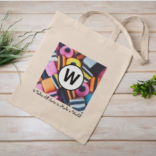 Bolsa Tote Monograma Personalizado de Alicoração de Licenciam