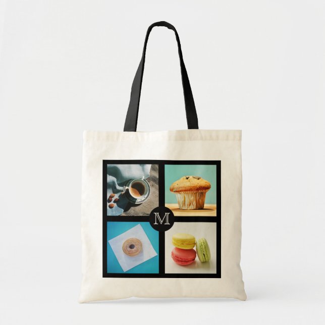 Bolsa Tote Monograma personalizado de espuma 2 (Frente)