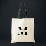 Bolsa Tote Monograma Personalizado Preto Moderno Simples Eleg<br><div class="desc">Esta elegante e moderna bolsa preta é o acessório definitivo para qualquer festa ou presente de madrinha. Ela apresenta um design elegante e minimalista que é perfeito para qualquer ocasião. A cor preta sofisticada exala elegância atemporal, enquanto o monograma personalizado Nome Inicial adiciona um toque de individualidade e charme. Esta...</div>