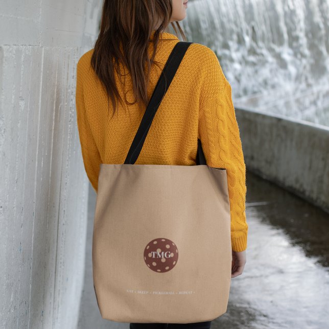 Bolsa Tote Monograma Sandy Brown (Criador carregado)