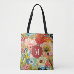 Bolsa Tote Monograma  Secret Garden Floral III
