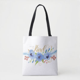 Bolsa Tote Monograma 'Seja Humilde e Gentil' nas costas