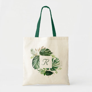 Bolsa Tote Monograma tropical das hortaliças da natureza das