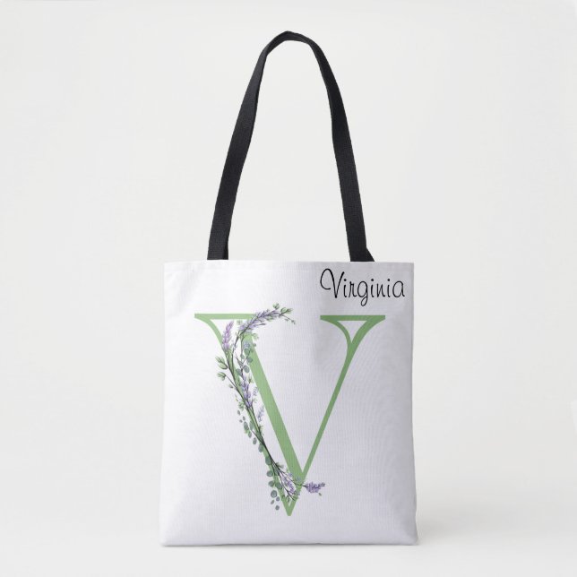 Bolsa Tote Monograma V Lavanda Eucalyptus (Frente)