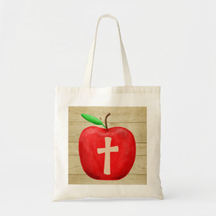 Bolsa Tote Monograma vermelho de Apple