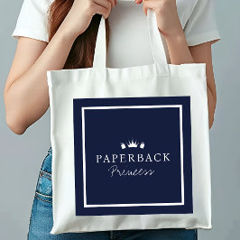 Bolsa Tote Monogramas Paperback Princess Book Lovers